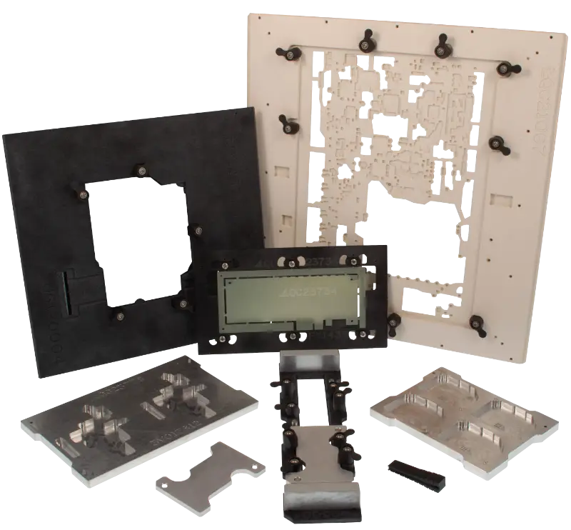 A selection of GlobalDatum assembly tooling